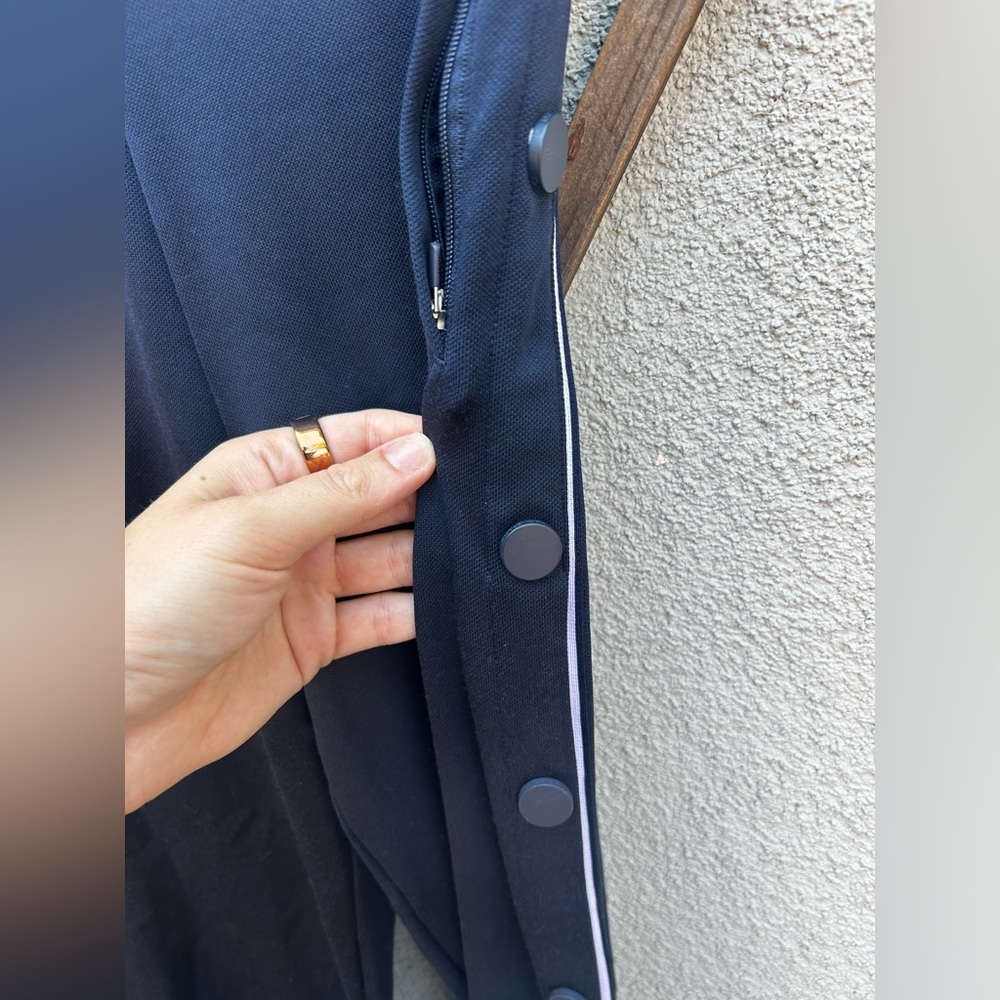 Tory Sport Colorblock track zip up jacket + Banner Tearaway Track Pants SET Navy - Picture 9 of 14